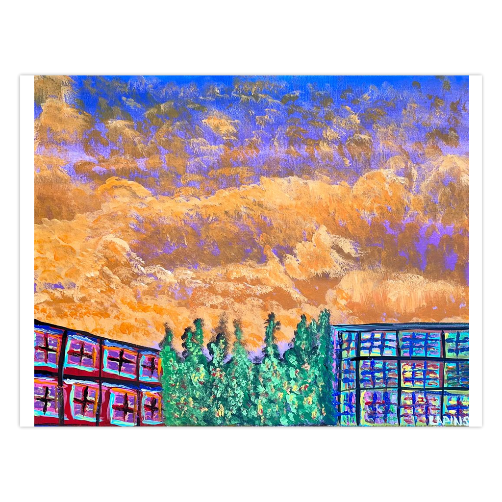 "Beautiful Sky on a Terrible Day" Folded Cards