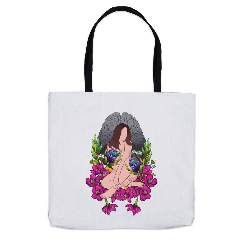 Wandering amongst the cherry blossoms Tote Bags