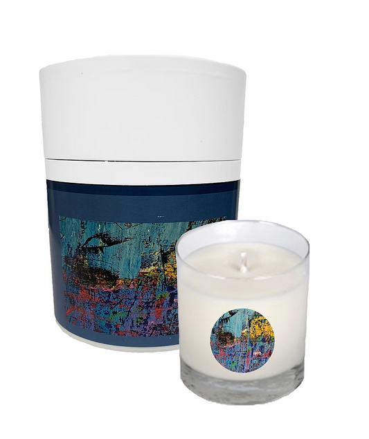 8.5 oz. Sea Salt Scented Soy Candle - "Shannon" by Mike Harrell