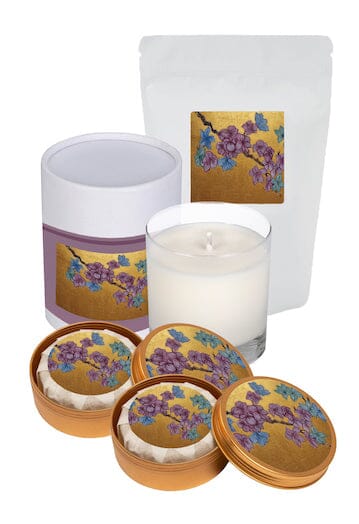 Black Currant Bamboo Spa Day Set - "3 Colors" by Alejandro Lopez-Rincon