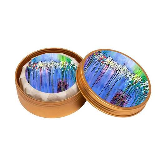 White Tea Soap in Tin - "Tulips" by Anna Feneis