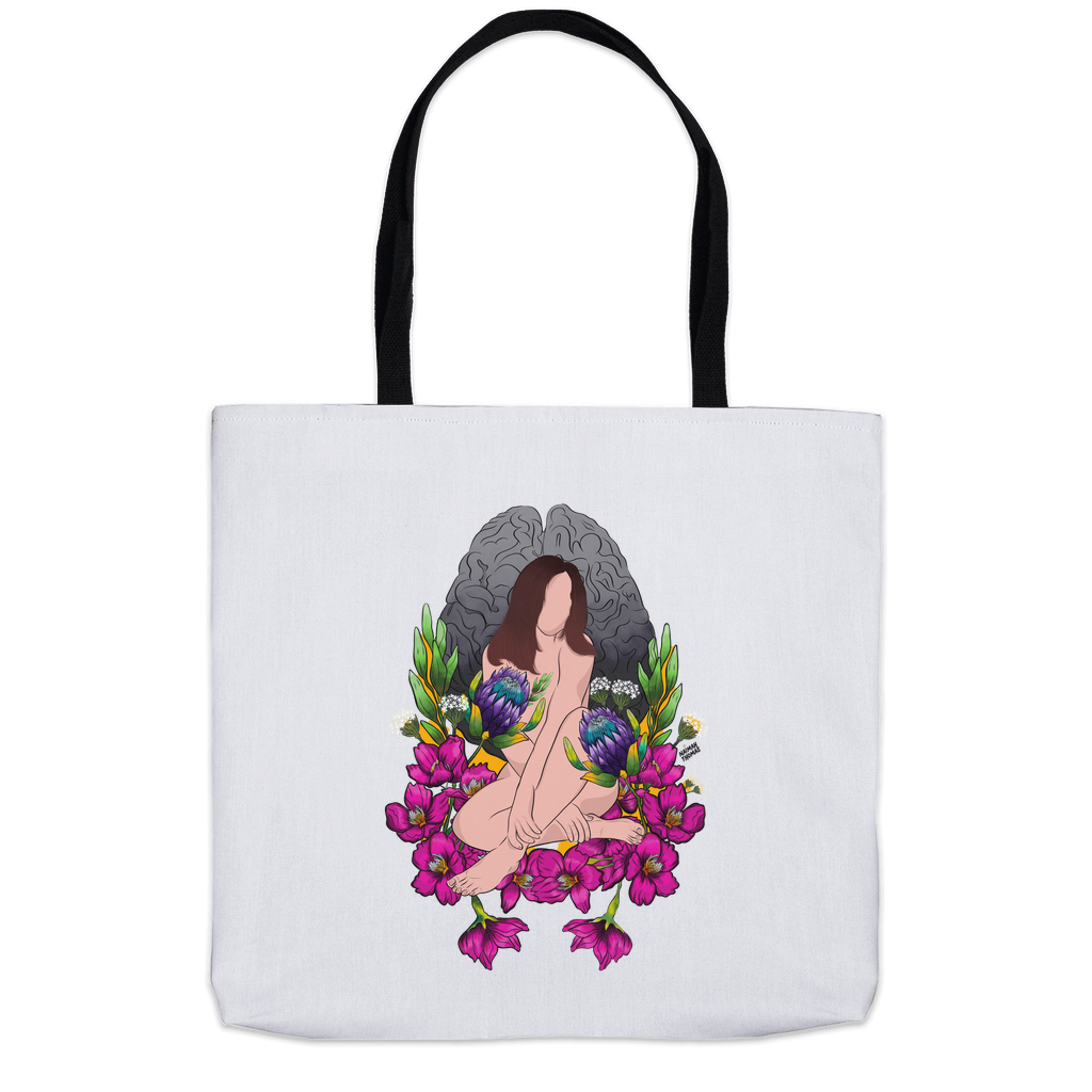 Wandering amongst the cherry blossoms Tote Bags