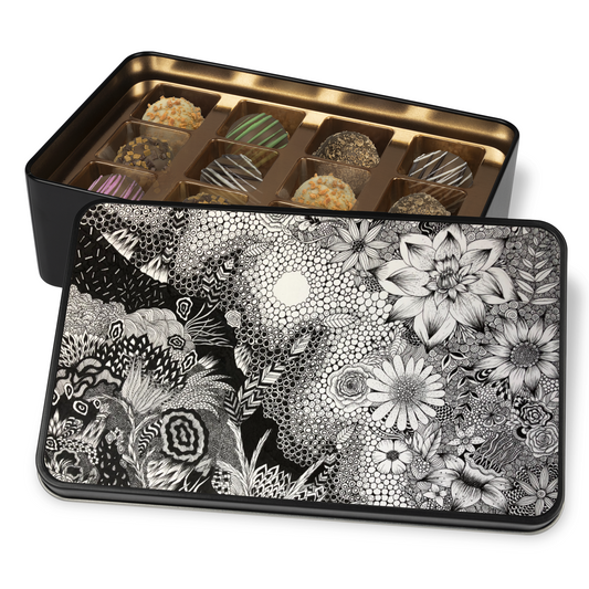 Handmade Chocolate Truffles in "Lighter Times" Tin