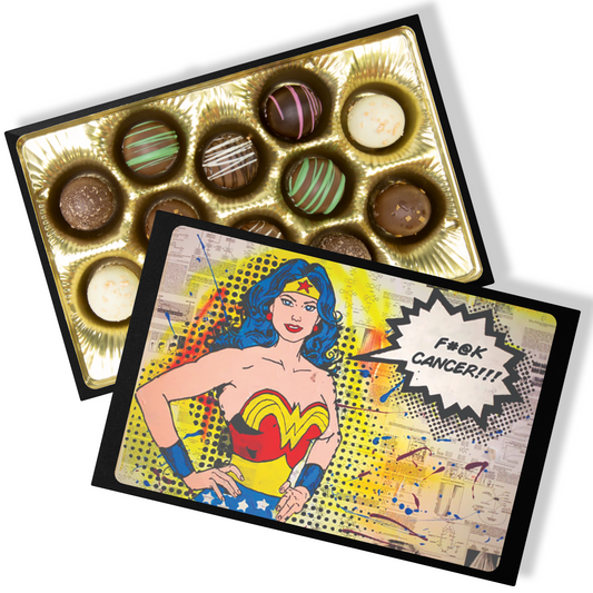 Handmade Chocolate Truffles with "Empowered" Box
