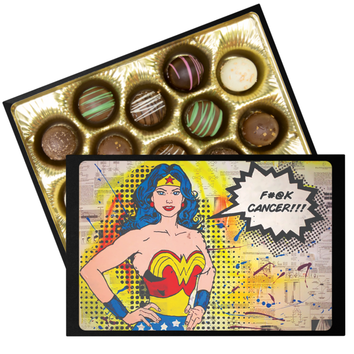 Handmade Chocolate Truffles with "Empowered" Box