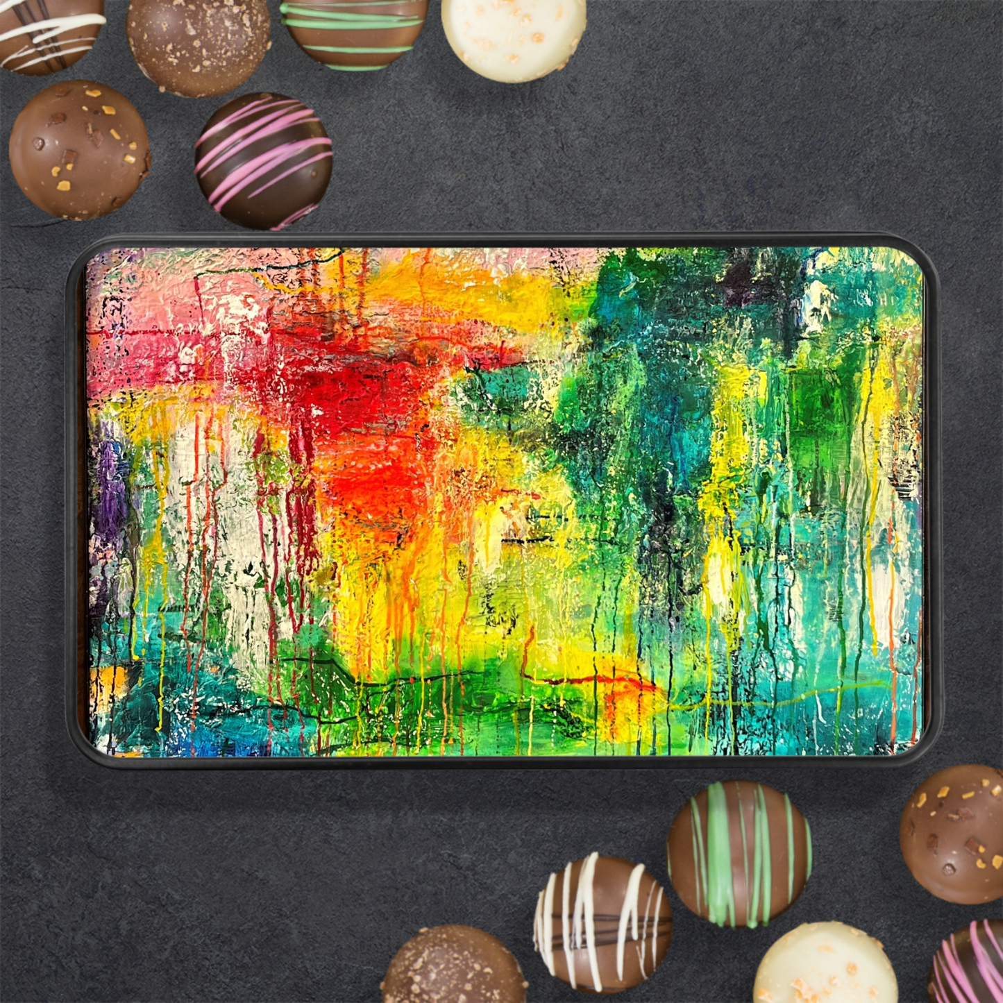 Handmade Chocolate Truffles with "Renewal" Tin