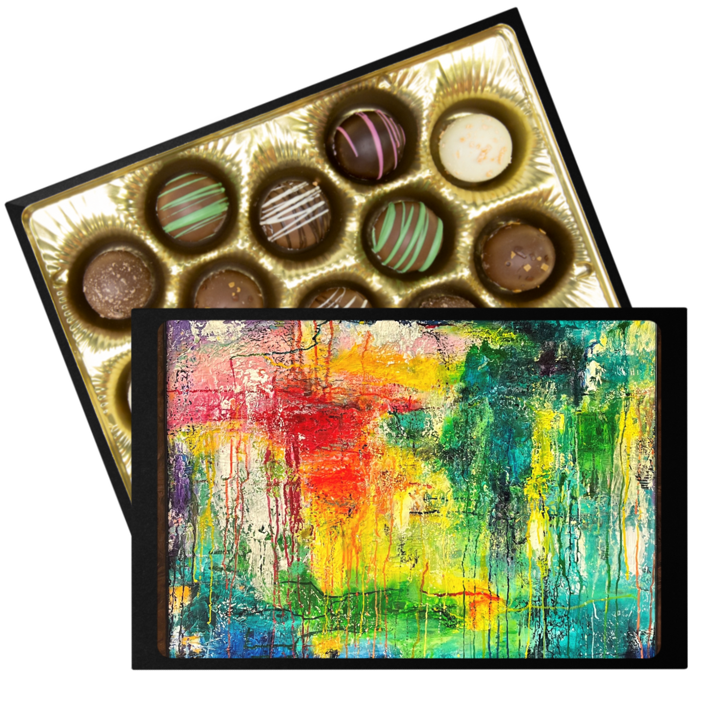 Handmade Chocolate Truffles with "Renewal" Box
