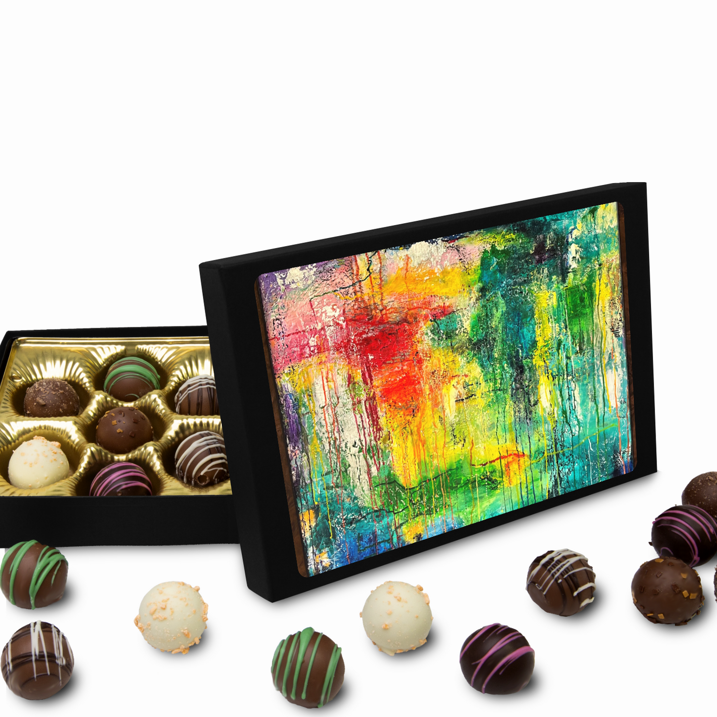 Handmade Chocolate Truffles with "Renewal" Box