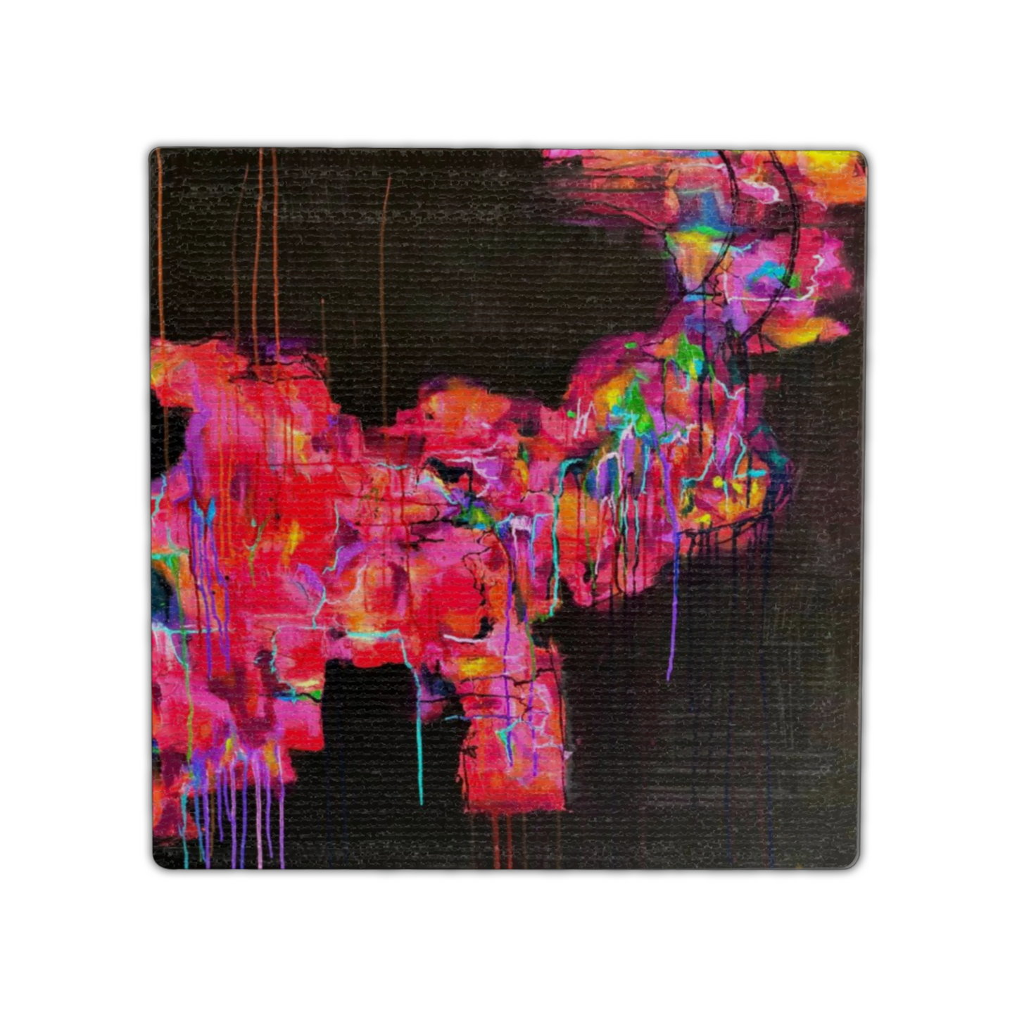 "Elephant" Single Linen Coaster