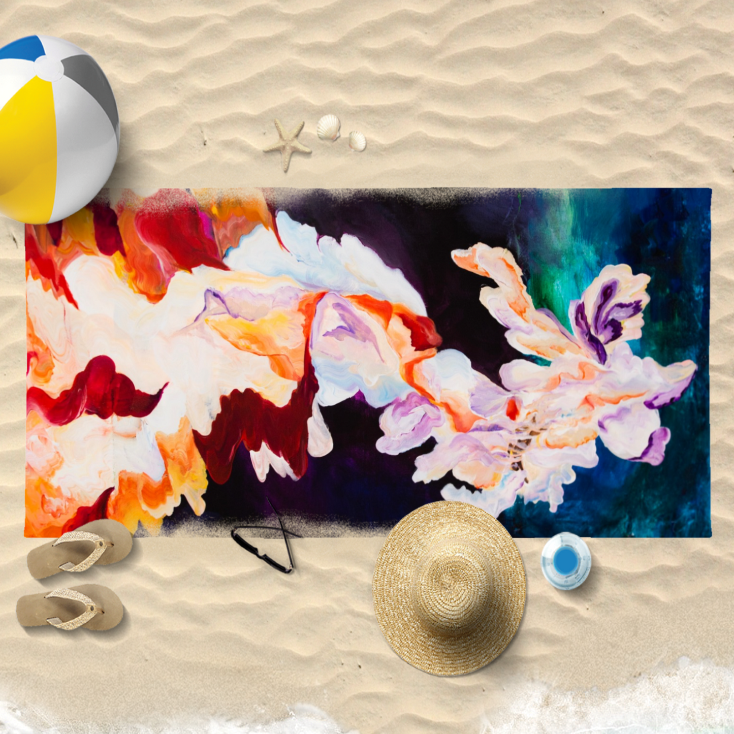 "Capable" Beach Towel