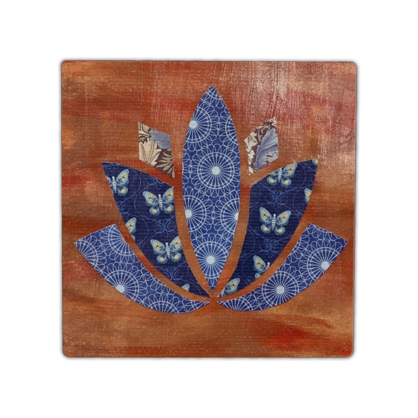 Twist Hearts "Growth and Gratitude" Single Linen Coaster