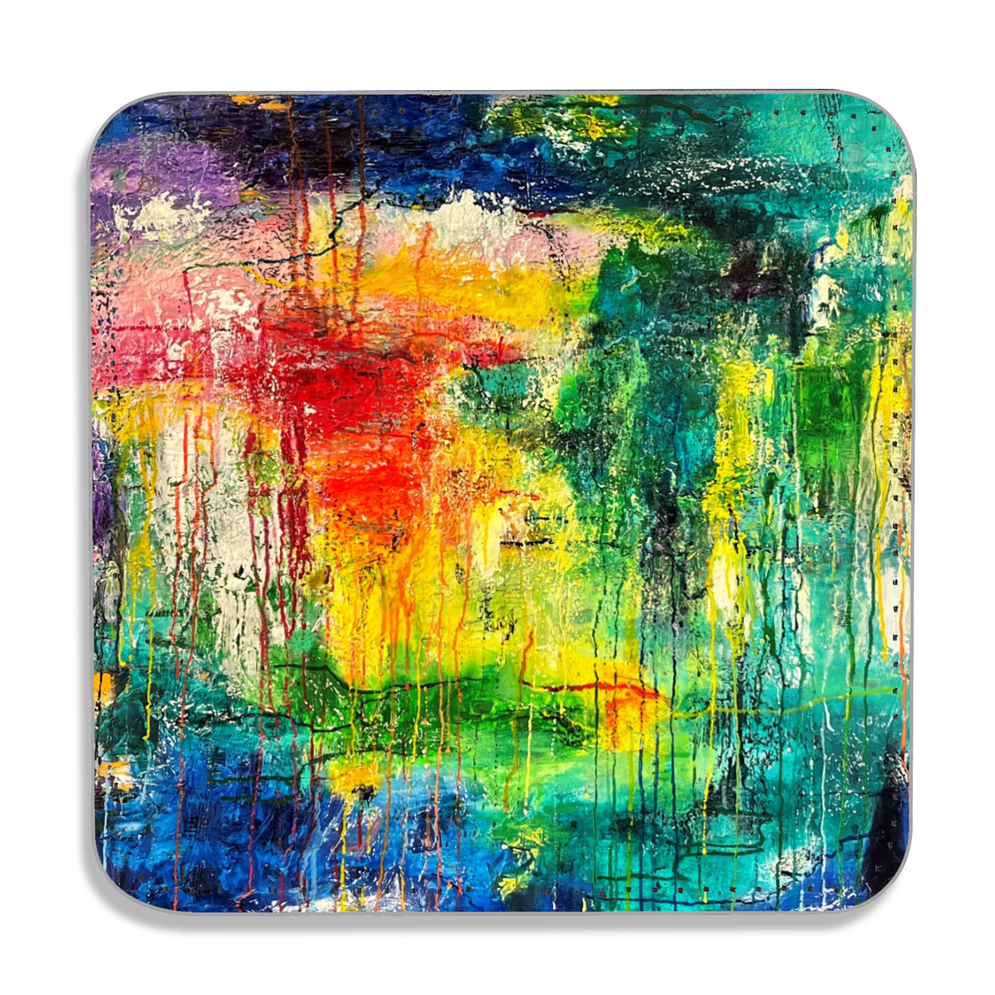"Renewal" Single Vegan Leather Coaster