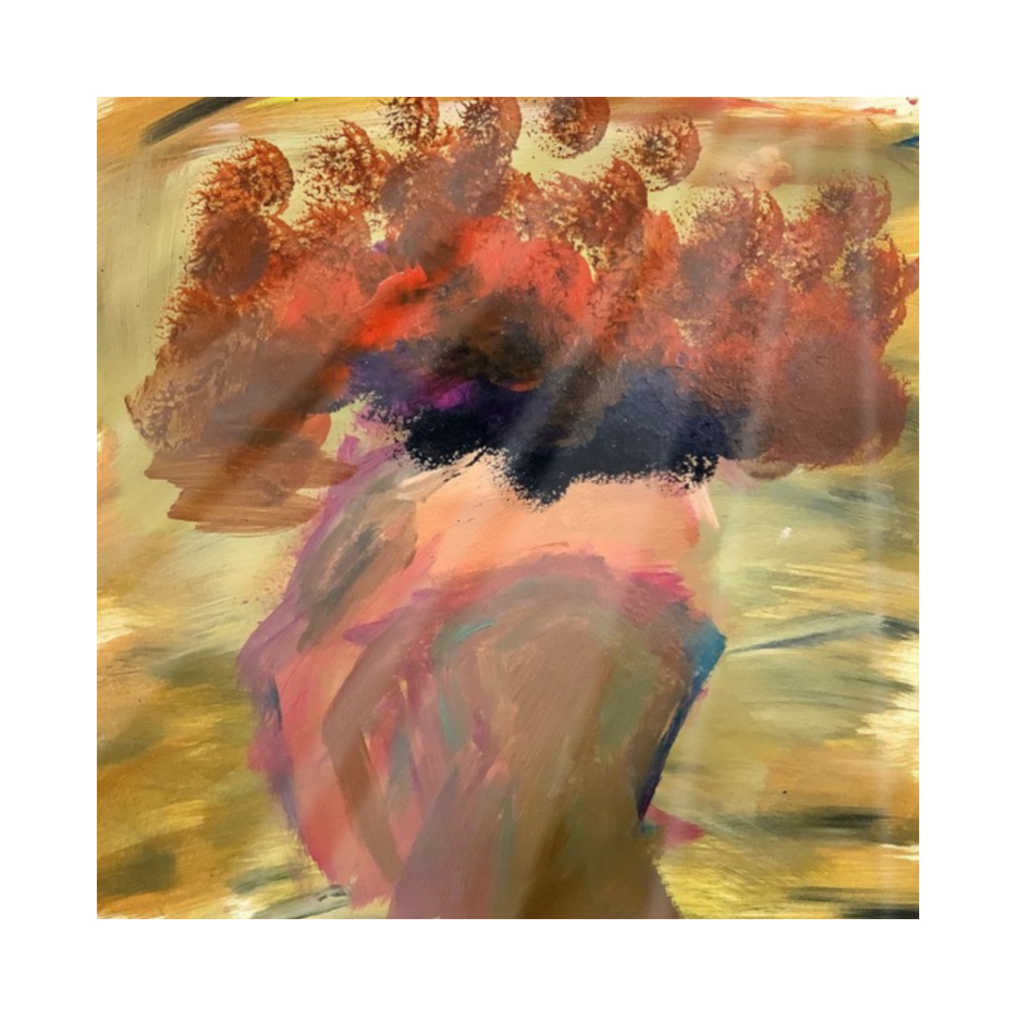 Twist Hearts "Symbols of Love" Single Glass Coaster