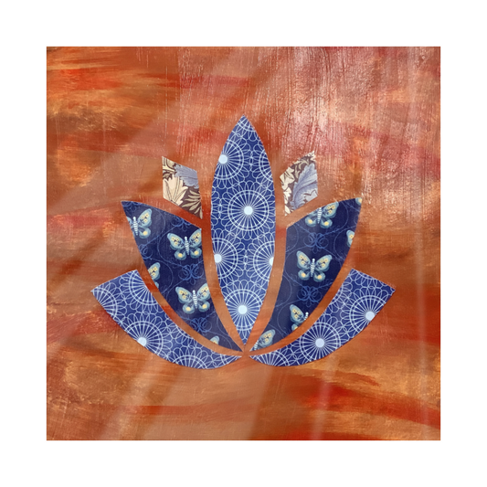 Twist Hearts "Growth and Gratitude" Single Glass Coaster