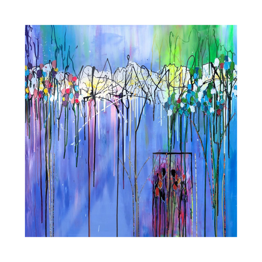 "Tulips" Single Glass Coaster