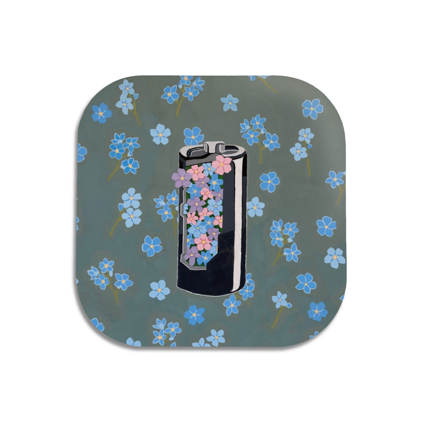 "Infinite Charge" Single Wooden Coaster