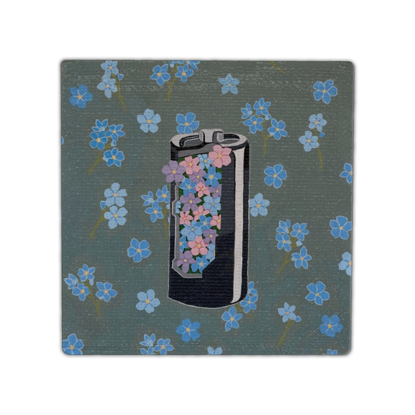 "Infinite Charge" Single Linen Coaster