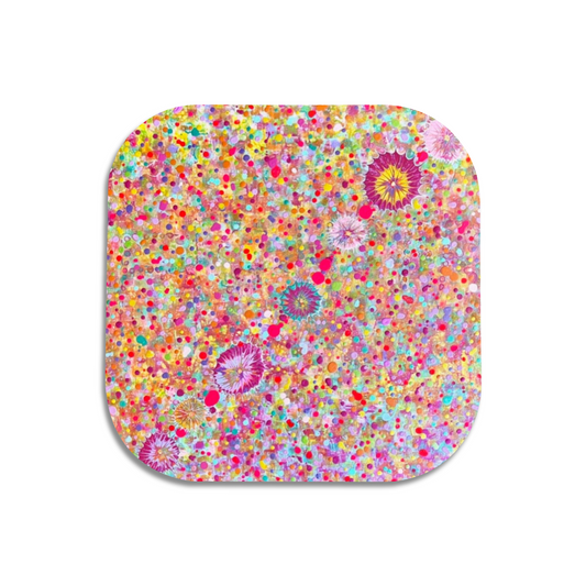 "Bright / Fight / Light" Single Wooden Coaster