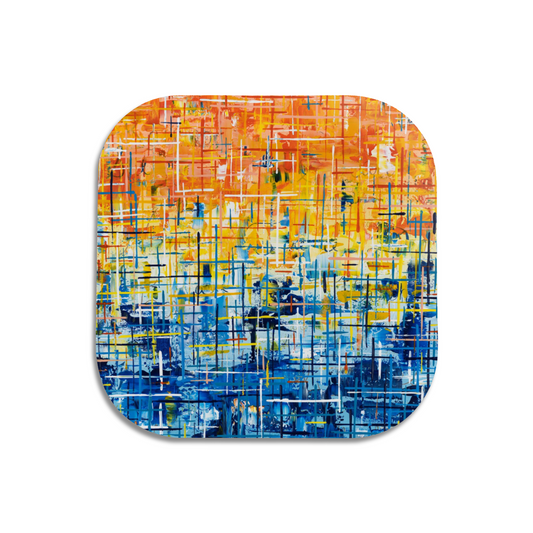 "The Gift Breast Cancer Gave Me" Single Wooden Coaster