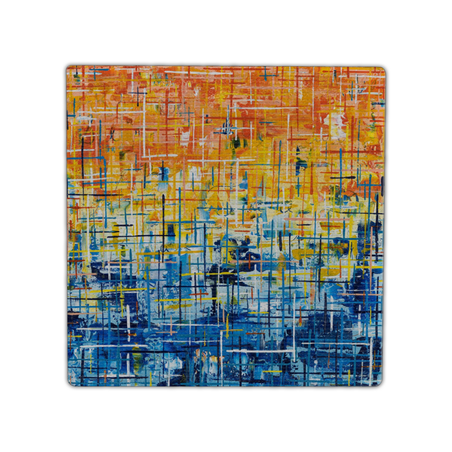 "The Gift That Breast Cancer Gave Me" Single Linen Coaster