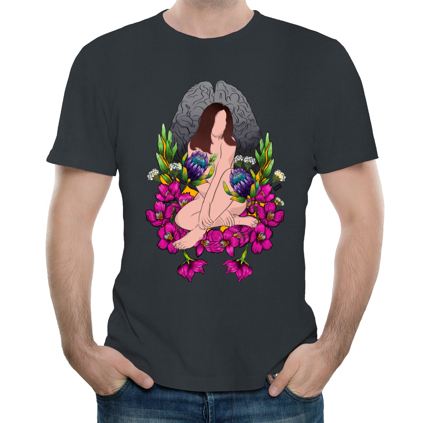 "Wandering amongst the cherry blossoms" Unisex Tee