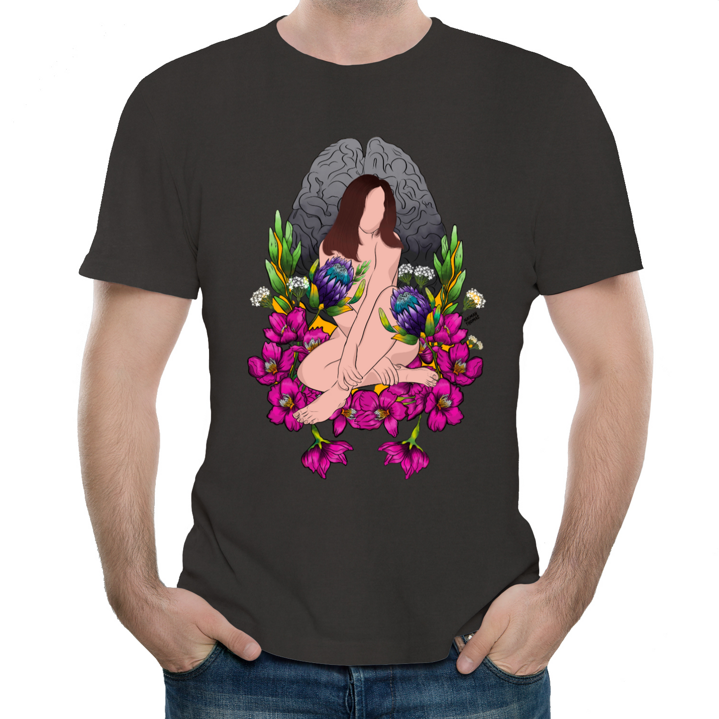 "Wandering amongst the cherry blossoms" Unisex Tee