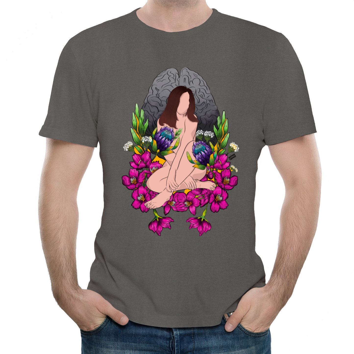 "Wandering amongst the cherry blossoms" Unisex Tee