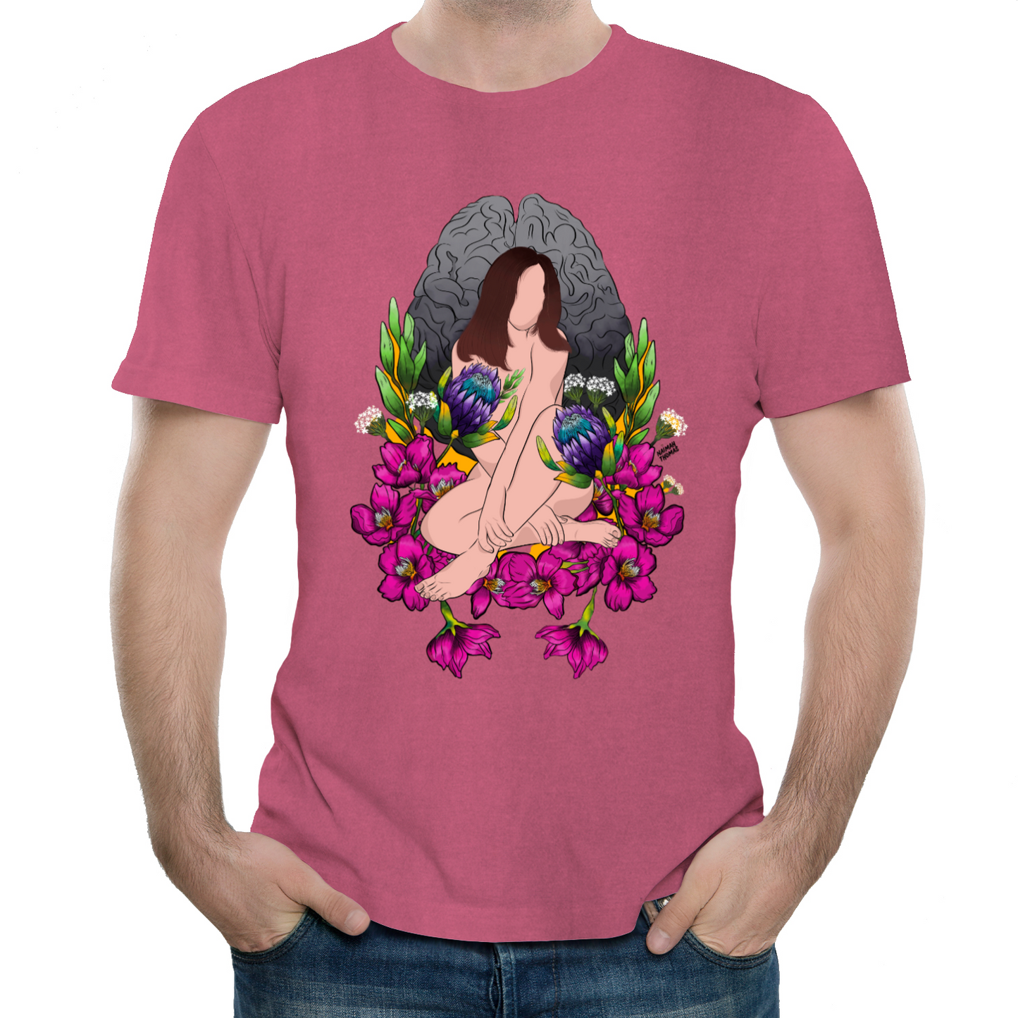 "Wandering amongst the cherry blossoms" Unisex Tee
