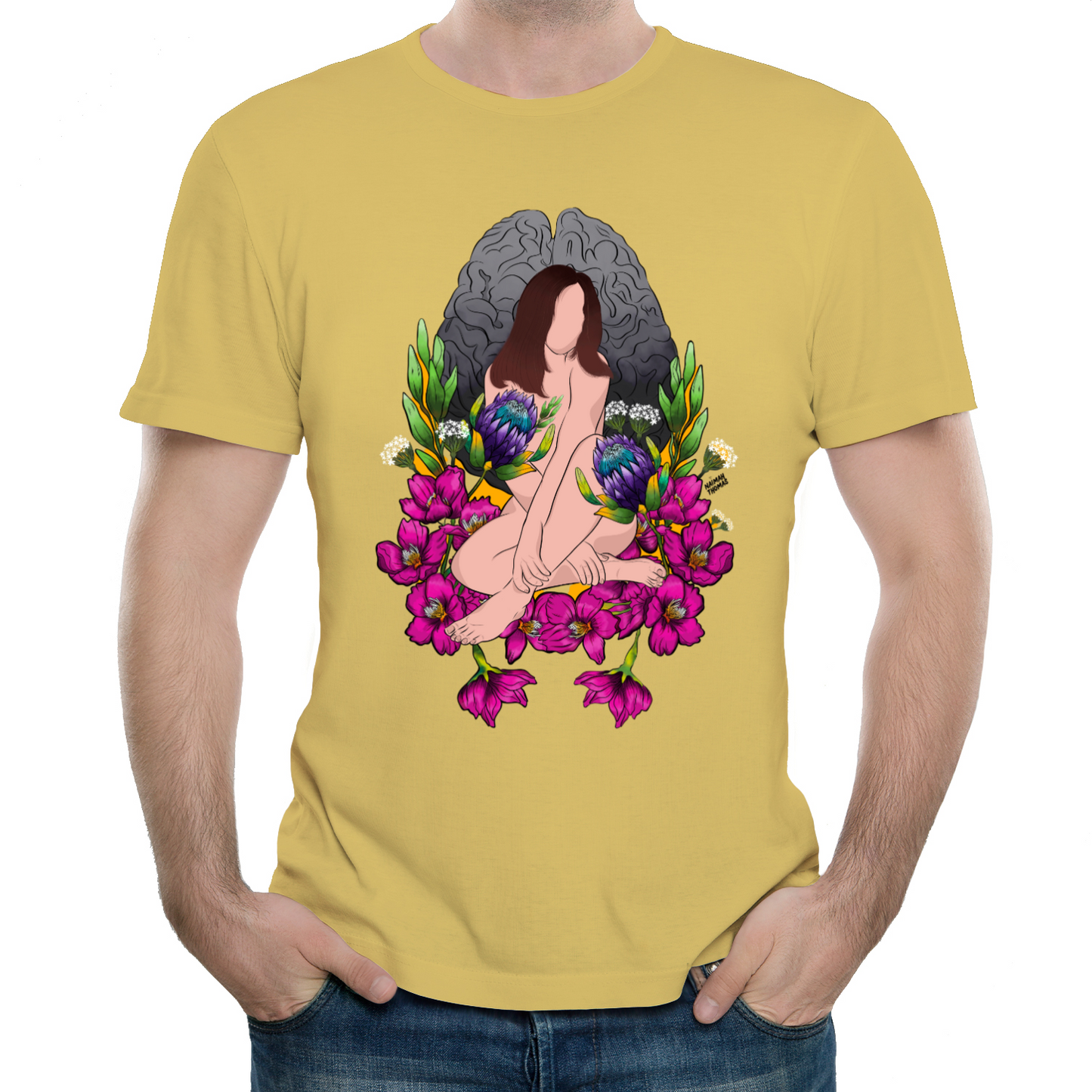 "Wandering amongst the cherry blossoms" Unisex Tee