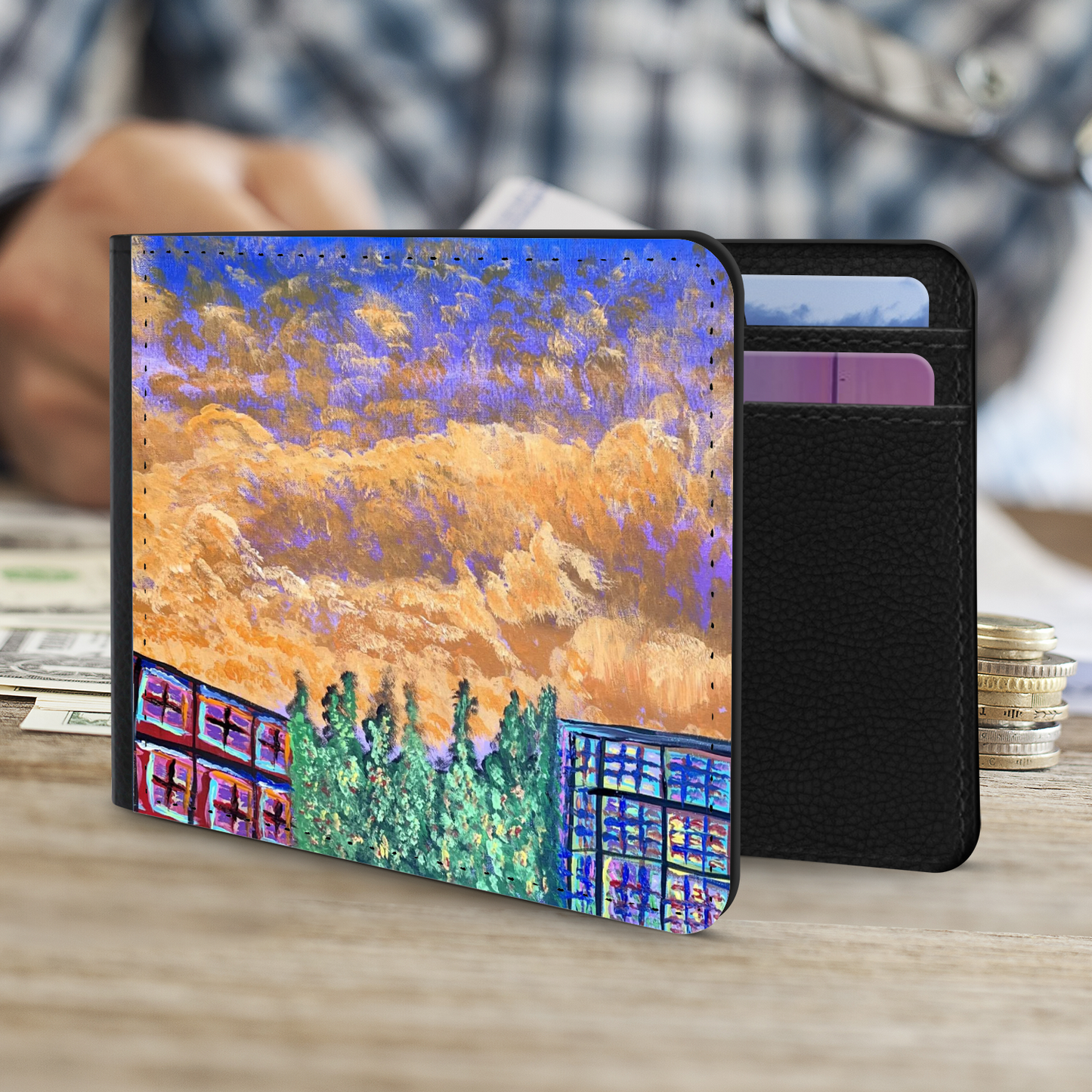 "Beautiful Sky on a Terrible Day" Wallet