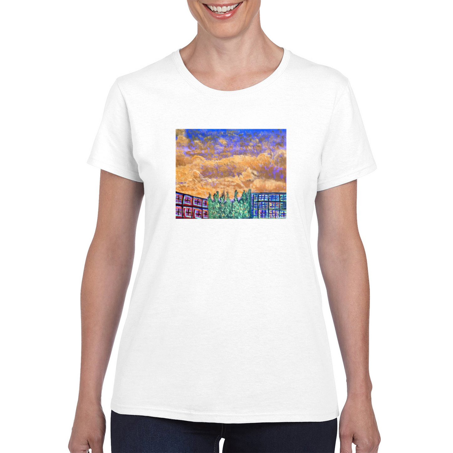 "Beautiful Sky on a Terrible Day" Women's Tee