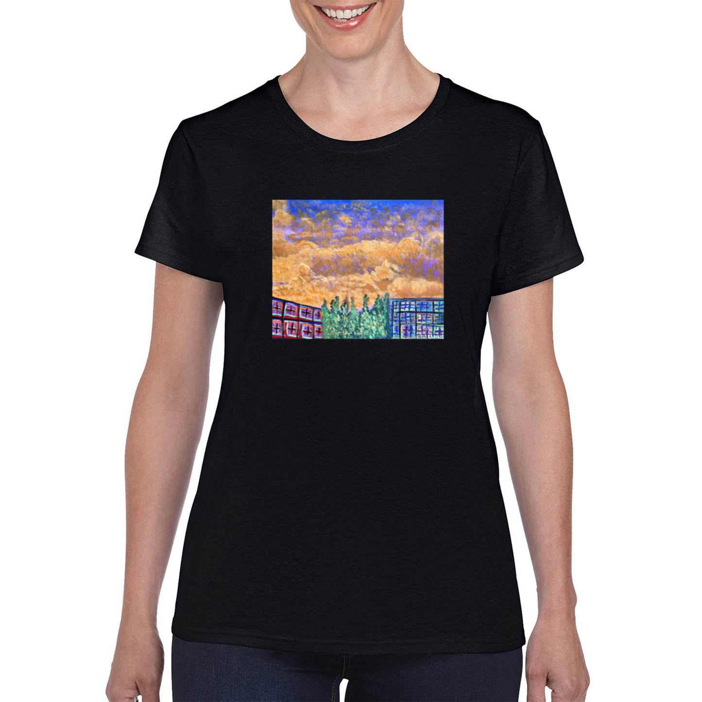 "Beautiful Sky on a Terrible Day" Women's Tee