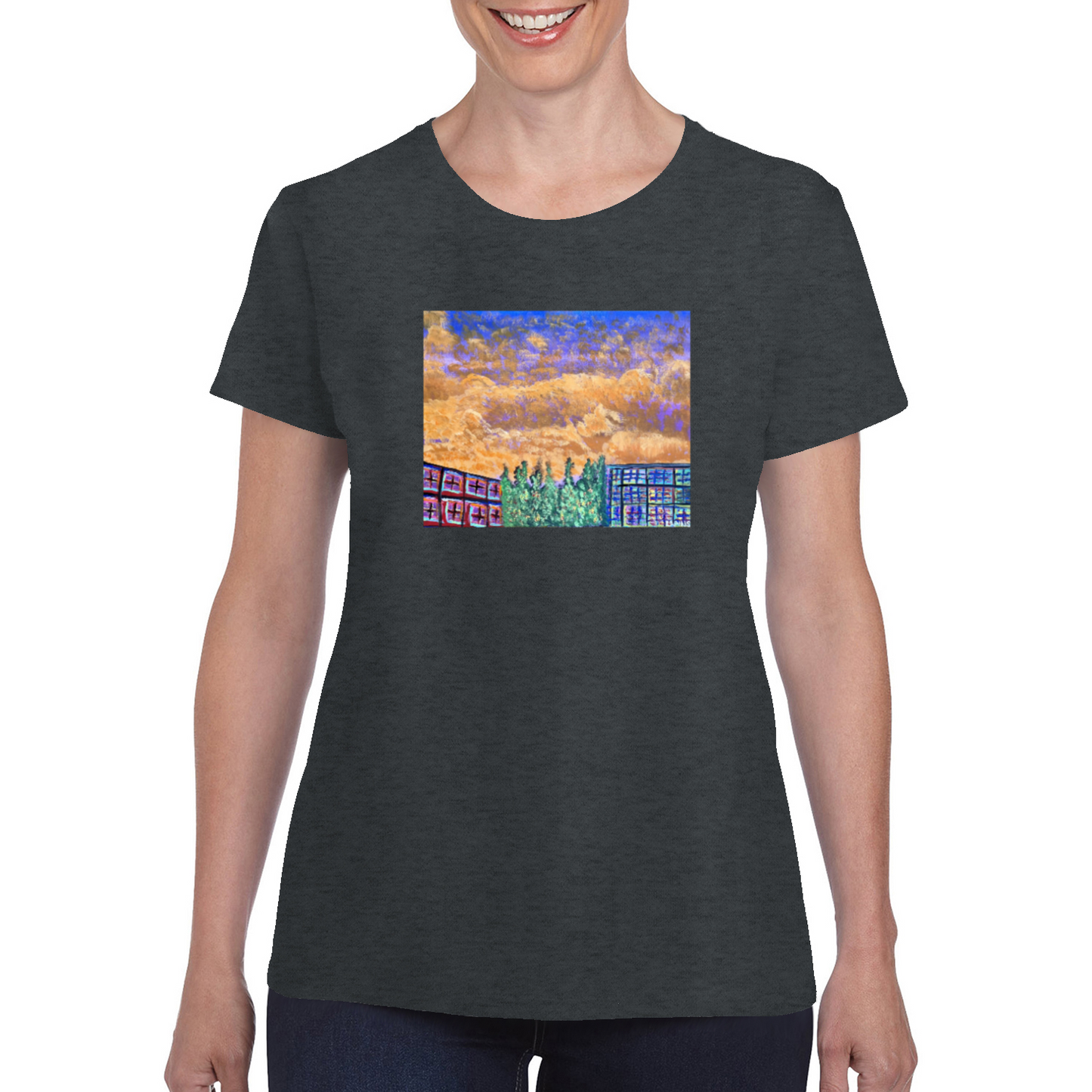 "Beautiful Sky on a Terrible Day" Women's Tee