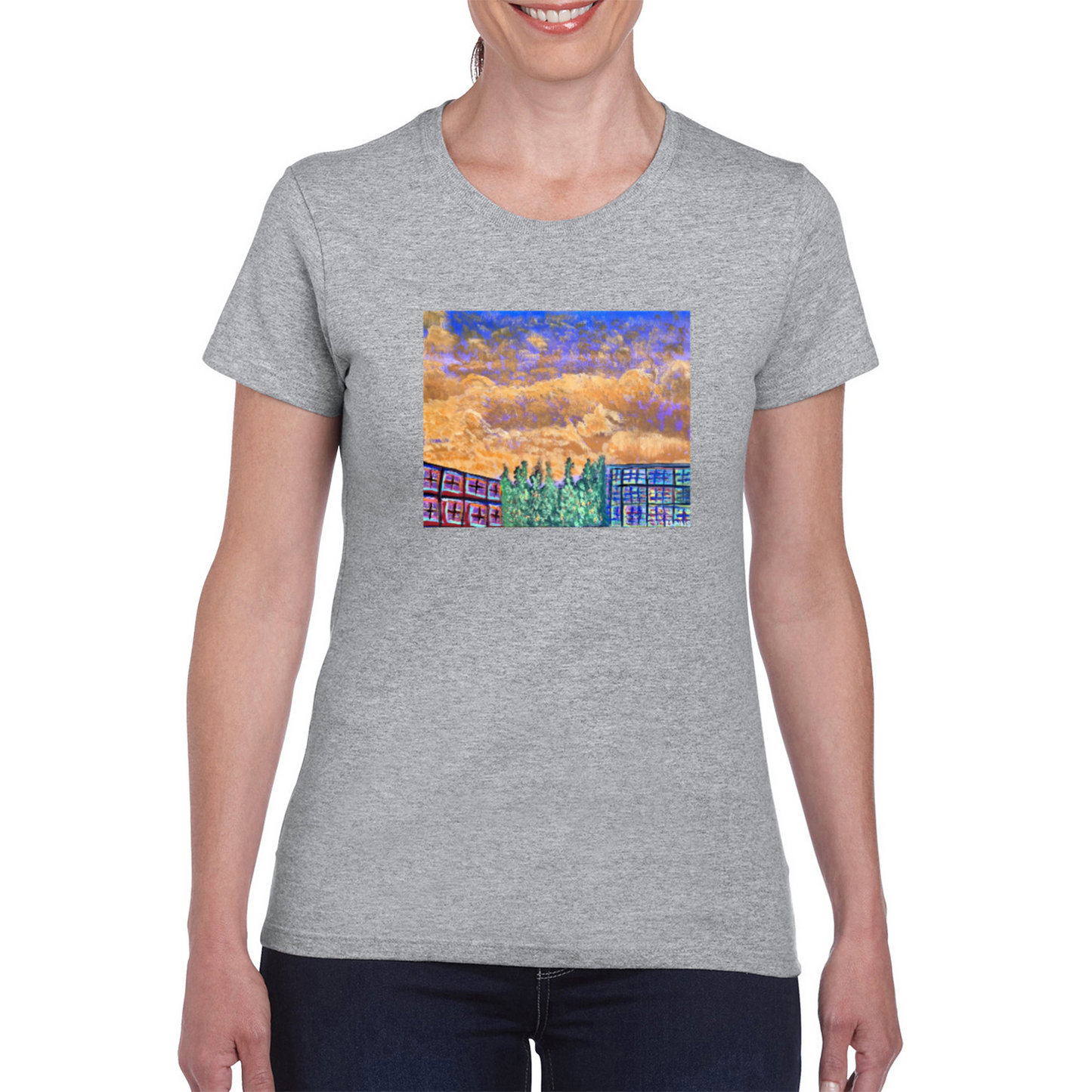 "Beautiful Sky on a Terrible Day" Women's Tee