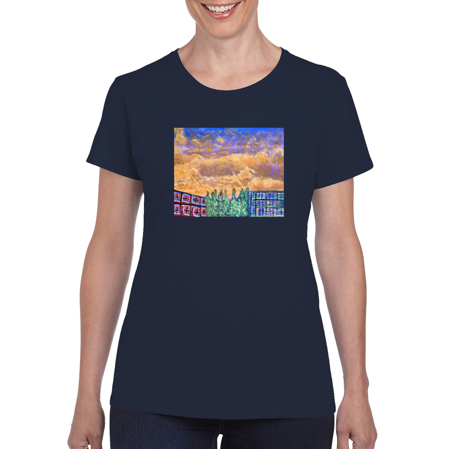 "Beautiful Sky on a Terrible Day" Women's Tee