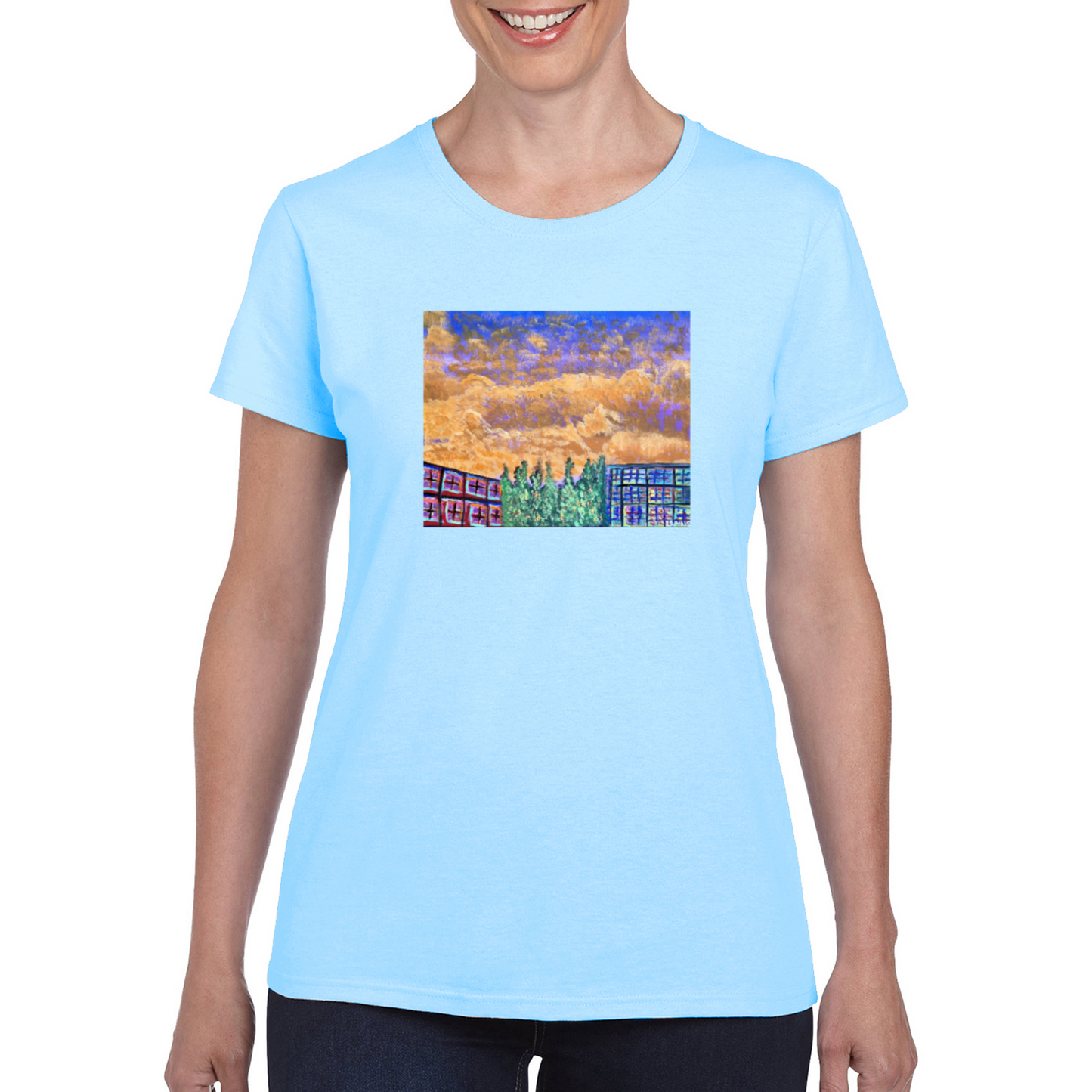 "Beautiful Sky on a Terrible Day" Women's Tee