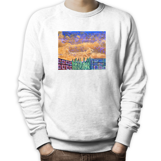 "Beautiful Sky on a Terrible Day" Unisex Sweatshirt