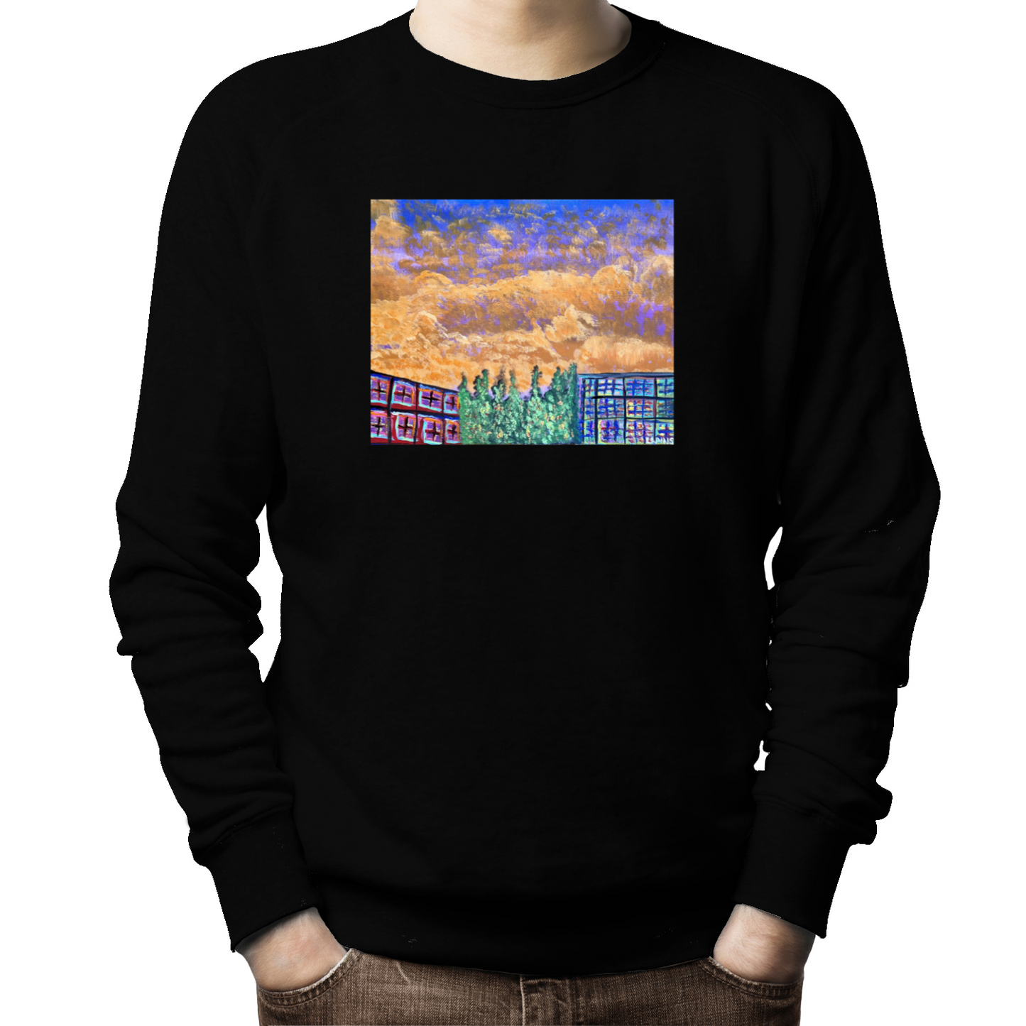 "Beautiful Sky on a Terrible Day" Unisex Sweatshirt