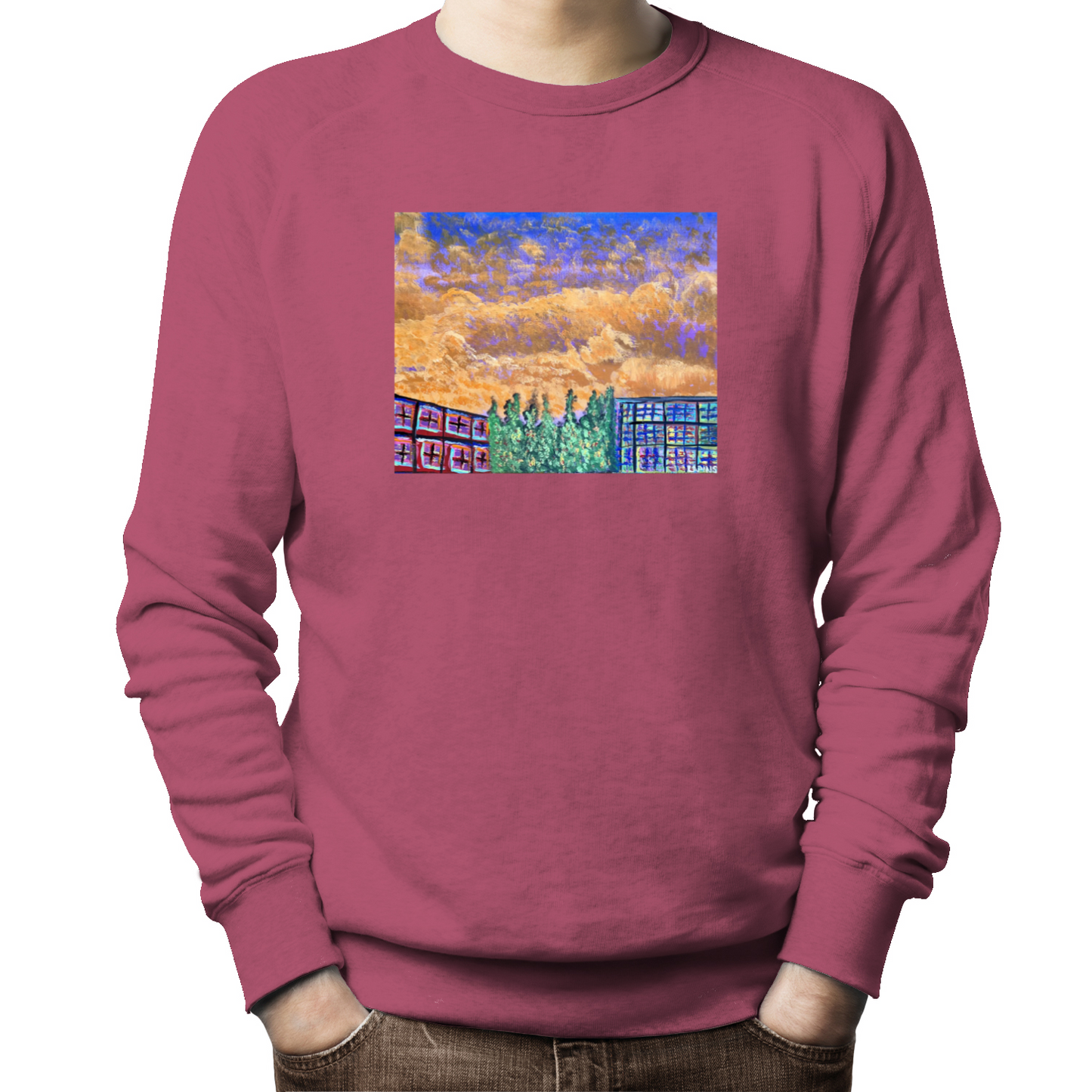 "Beautiful Sky on a Terrible Day" Unisex Sweatshirt