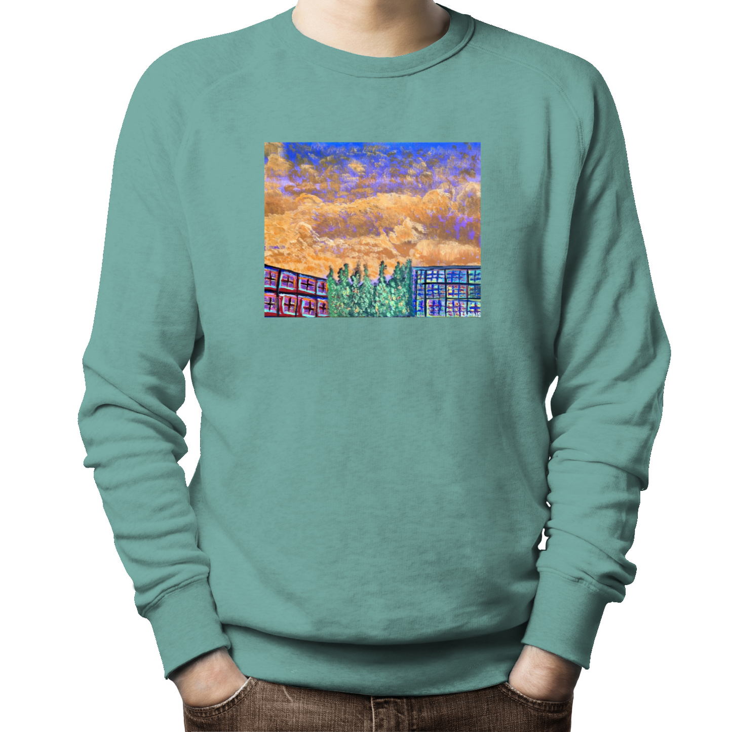 "Beautiful Sky on a Terrible Day" Unisex Sweatshirt