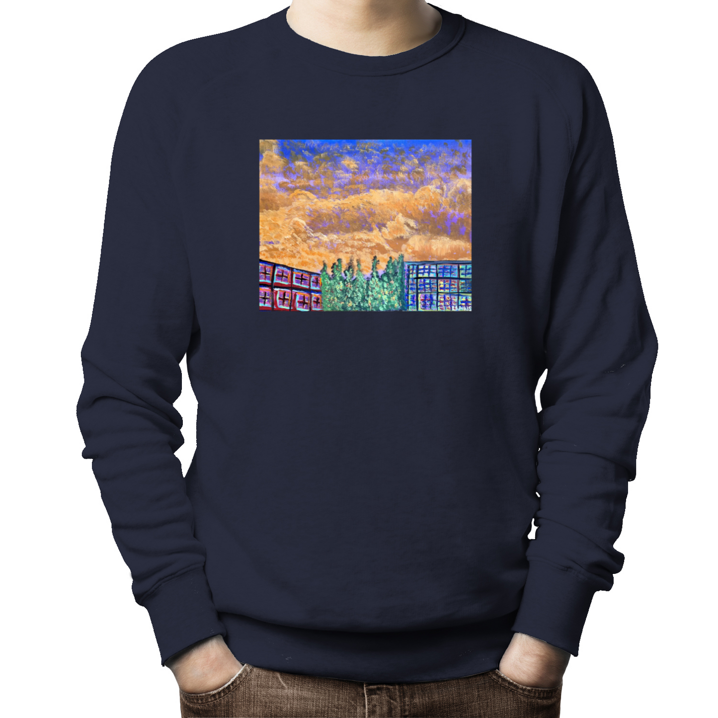 "Beautiful Sky on a Terrible Day" Unisex Sweatshirt
