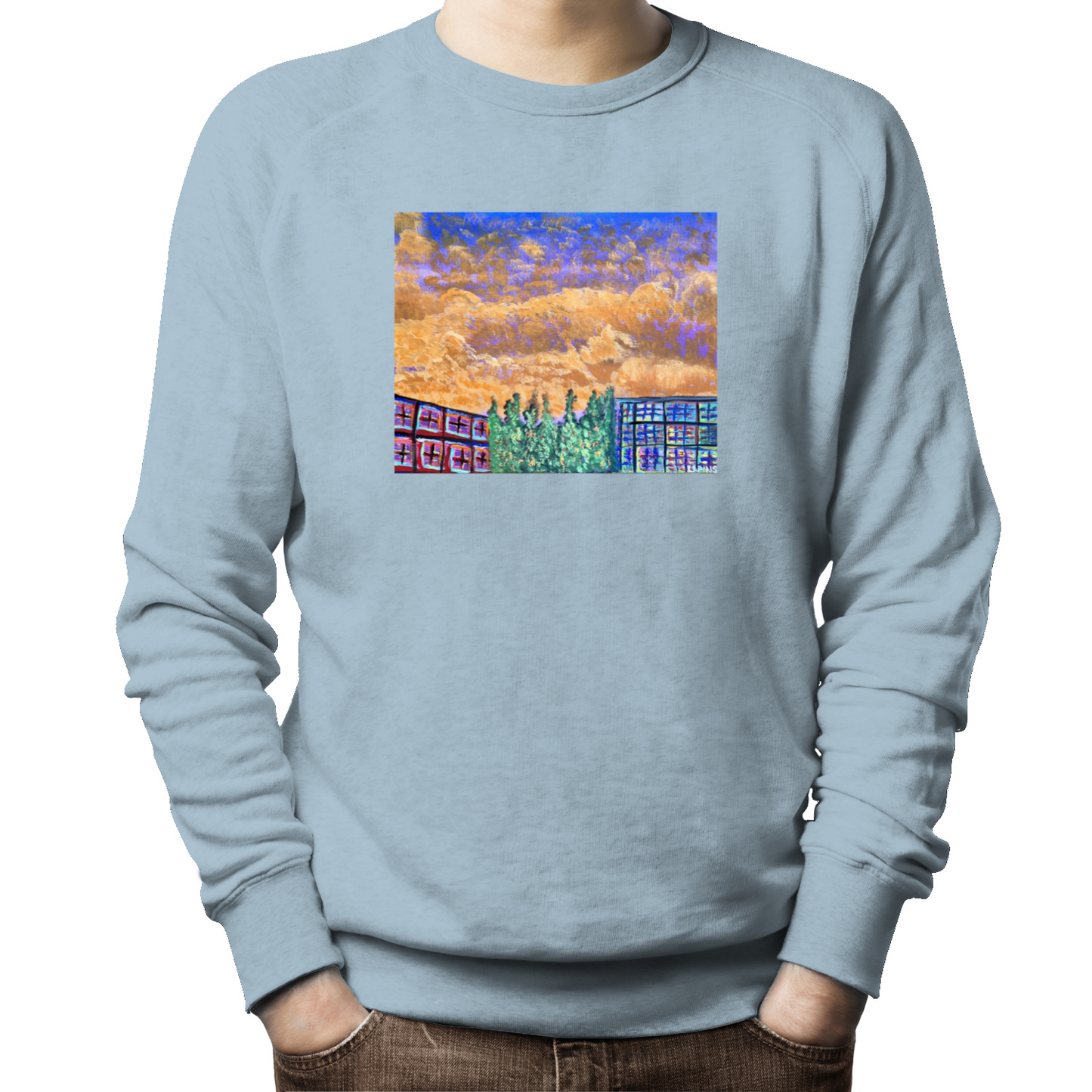 "Beautiful Sky on a Terrible Day" Unisex Sweatshirt