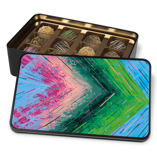 Handmade Chocolate Truffles in "Move Forward" Tin