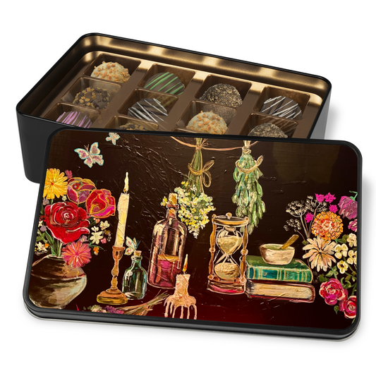 Handmade Chocolate Truffles with "Sarah's Apothecary" Tin