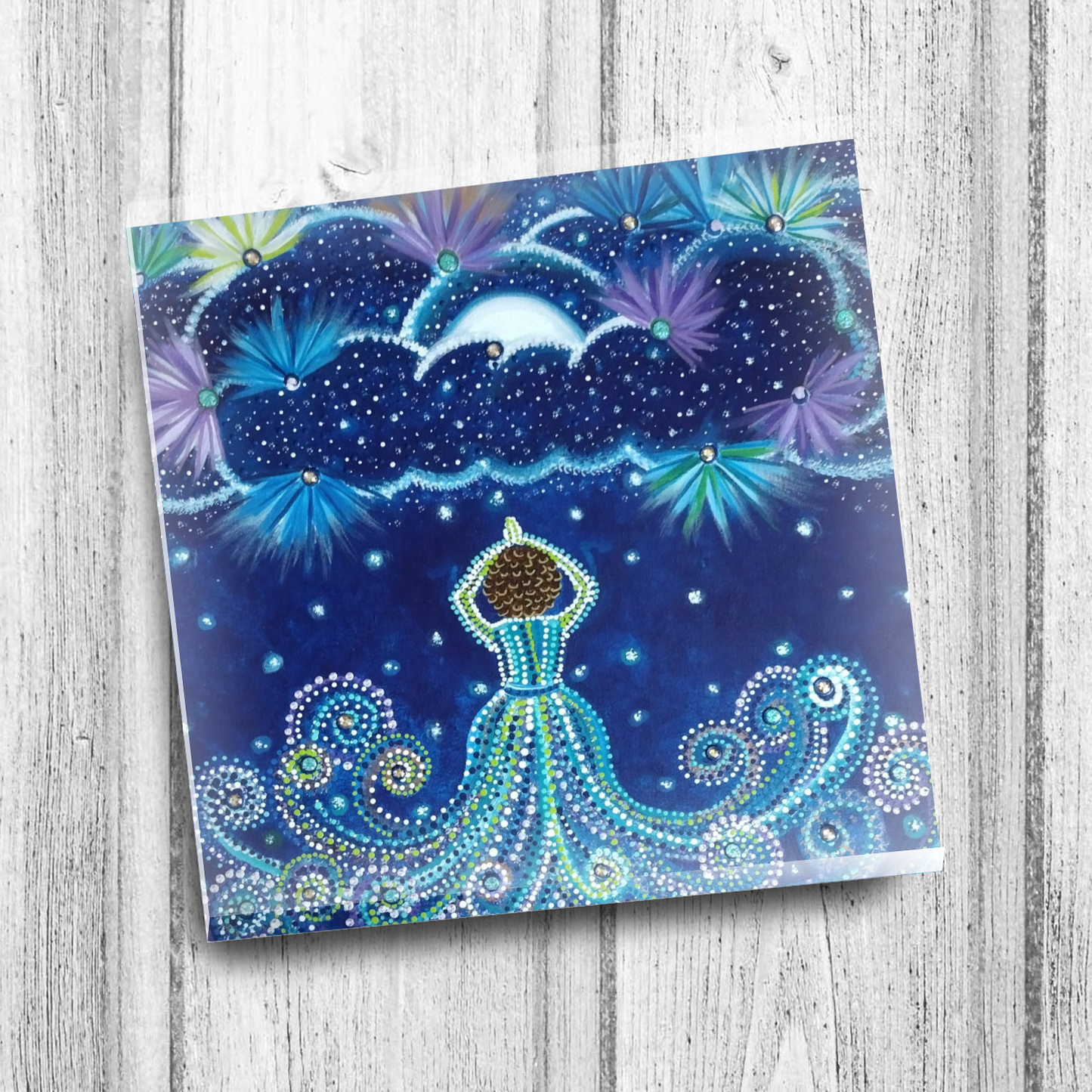 "Rachel" Single Glass Coaster