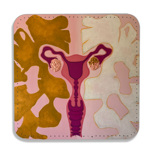 "Never Not Tender" Single Vegan Leather Coaster