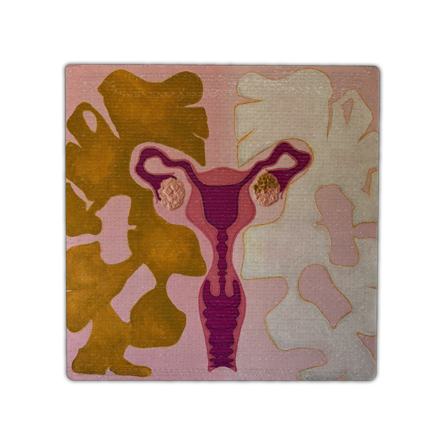 "Never Not Tender" Single Linen Coaster