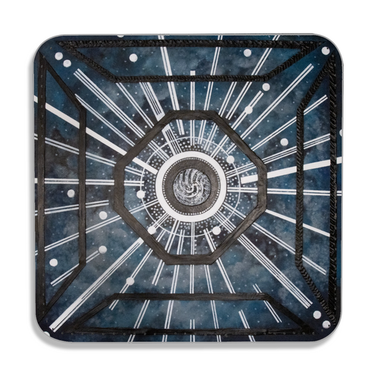 "The Eighth Light" Single Vegan Leather Coaster