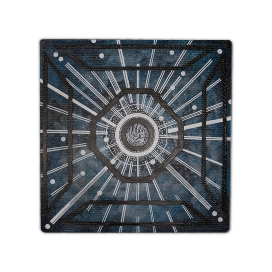 "The Eighth Light" Single Linen Coaster