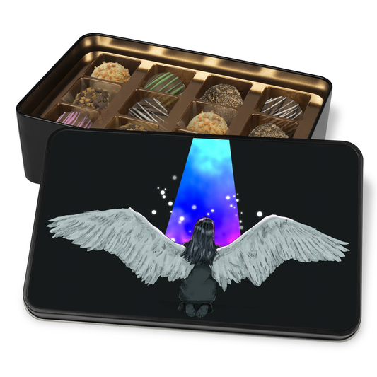 Handmade Chocolate Truffles with "Find Your Light" Tin